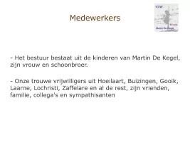 2009 presentatievzw