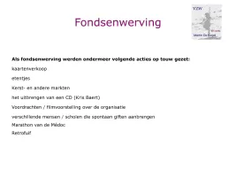 2009 presentatievzw